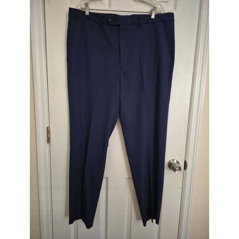 Vince Camuto Blue Wool Dress Pants Suit Separate Mens 40x32 NWT